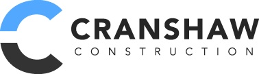 Print CRANSHAW LOGO CRANSHAW CONSTRUCTION HORIZONTAL