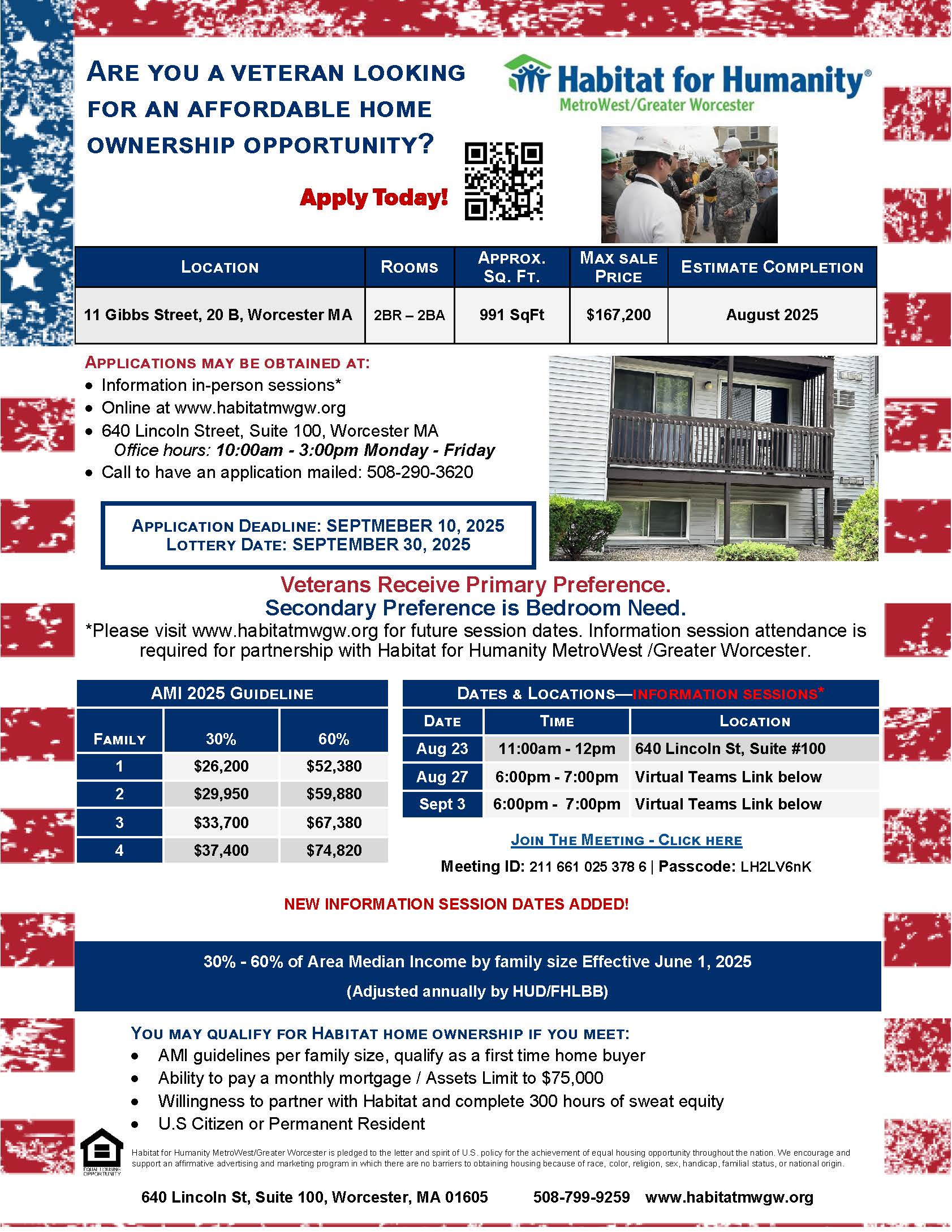 11 Gibbs Street Vet Build Flyer August 2025 11 Gibbs Street Vet Build Flyer August 2025